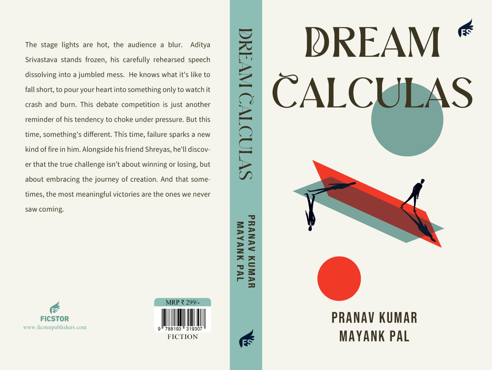Dream Calculus novel cover by Pranav Kumar